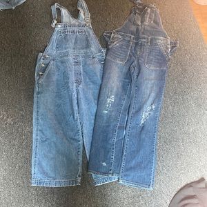blue jean overalls